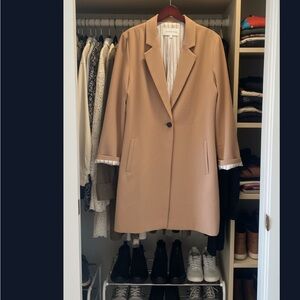 Cupcakes & Cashmere Women's Tan Blazer/Jacket in Camel M